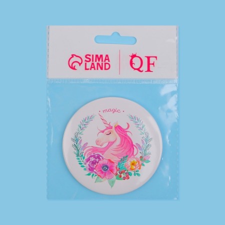 Mirror "unicorns", d = 7.5 cm, multi -colored-5