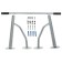 Attlet's wall horizontal bar, Mix color