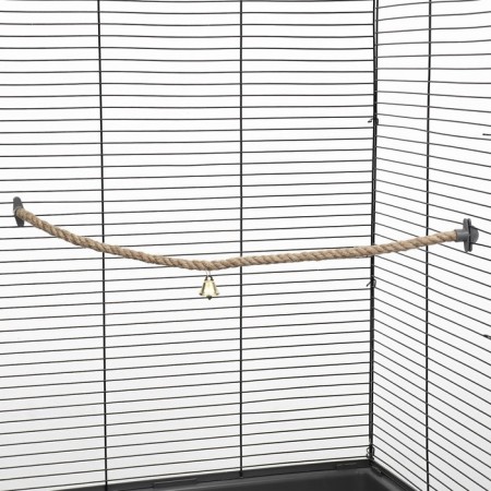 Burnt Grutler "Pigzon" with a bell, 2 fasteners, 60 cm x 1.2 cm-2