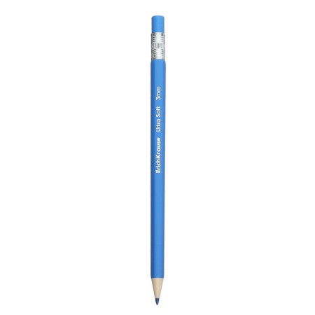 Pencils 12 colors automatic Erichkrause "Safari", hexagonal, plastic, super -furry neckline 3 mm, sharpener as a gift-3