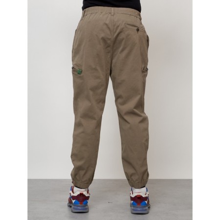 Cargo jeans men, size 44, beige color-3