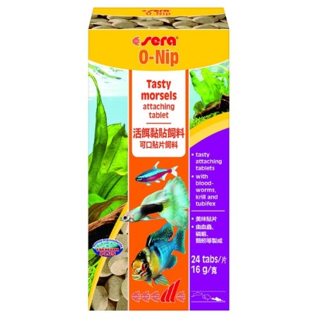 Sera O-Nip food for fish, universal, 24 tablets, 16 g