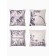 A set of decorative pillowcases Ethel "Nature", 4 pcs, 40*40 cm, velor