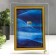 Photo frame Glass "GT 184/-g" 10x15 cm, vertical, with gold