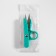 Scissors for cutting threads, with a ring, 12 cm, color mix