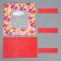 Box for sweets, confectionery packaging, 16 cells with love, 18.9 x 18.9 x 3.8 cm