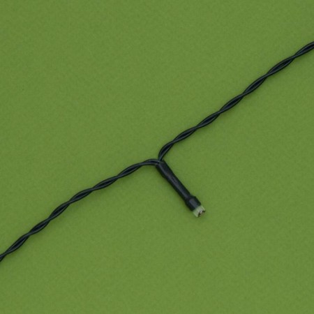 Garland "thread" 20 m, dark thread, 200 LED, glow of multi, 2 modes, solar battery-9