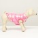 Dog jacket two -sided with weighting, size 10 (DS 25 cm, OG 34 cm, Osh 24 cm), pink