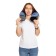 Full turnover pillow, size 31x25x13 cm