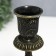 Summary Metal for 1 candle "Raja" Bronze 16.5x8x8 cm