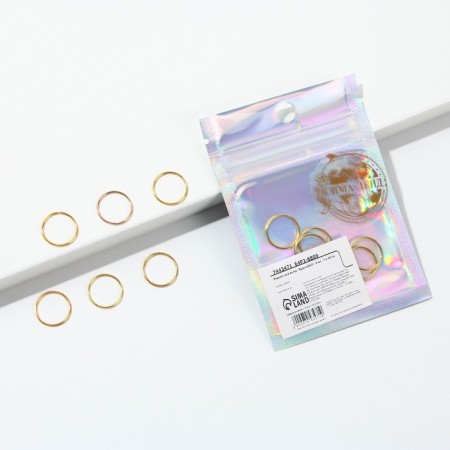 Hair clips piercing "be yourself", 6 pcs.-1