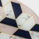 Plate Glass Dessert shade "Pink marble", D = 20 cm