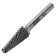 Denzel Borfrase, type L, metal, carbide, conical, boiled, 12 mm