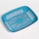 Rounded toilet with a mesh of 33.5 x 25 x 6 cm, blue/pink