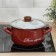 Spherical Poster "Bordeaux", 3.1 l, glass cover, induction, burgundy color