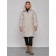 Coat insulated winter female, size 42, beige color