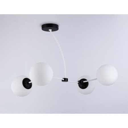 Suspended Ambrella Light, Modern, TR2542, 4HE27, white, black color-3