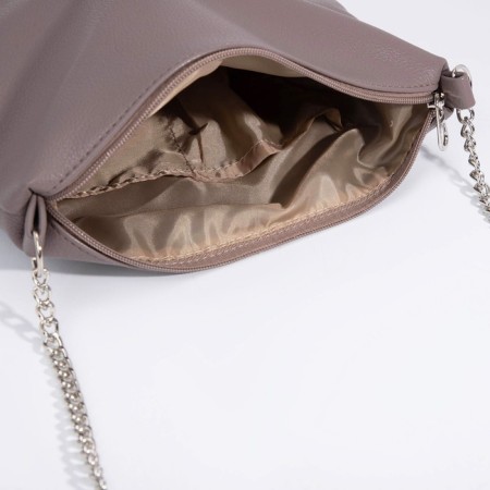 Cross-Bodi Bag on a zipper, beige color-4