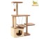Complex for cats with a claw, collapsible, with a hammock, 33 x 76 x 105 cm, beige