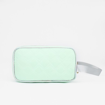 Lightning cosmetic bag, green color-1