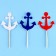 Skewers "anchor", in a set of 12 pieces