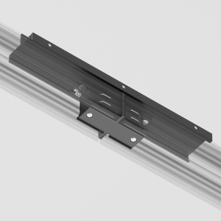 The joint amplifier for the Technical tra005tl-31b overhead track system, 18x3.2x2 cm, black color-4