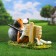 Garden figure "Barry Dog Lying - only for friends", 47x22x26 cm