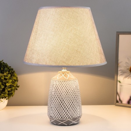 Table lamp "Medea" MIX E27 40W gray 24x24x38 cm Risalux-1