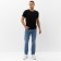 Jumper Men's Short Sleeve Minaku Regular Fit: Black Color, Rr. 54