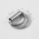 The half -ring for bags is double, d = 15 mm, thickness - 1 mm, 2 pcs, silver color