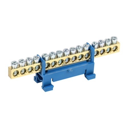 Tire "N" zero with a blue insulator type "Strack" on a 6x9 mm DIN-RACE 15 REXANT groups