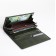 Women's wallet on magnet, green color