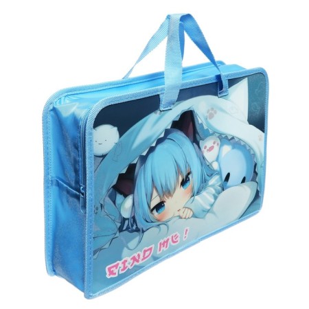 Folder with A4 handles, 340 x 245 x 75 mm, plastic, handles, PT-14-4 "Anime Milash"-1
