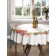 Tables on the table "halo of flowers", round, Saten, d = 150 cm