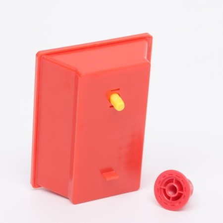 Toy for birds "Three -dimensional mirror", 9 x 11.2 x 5.7 cm, mix of flowers-2