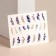 Slider-design for nails "Treens", packing 6 pcs, multi-colored