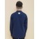 Hotgog shirt for boys, height 122 cm, dark blue color
