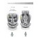 AMAROBABY Champion, ISOFIX fastening, class D, group 0+/1/2/3 (0-36 kg), gray gray