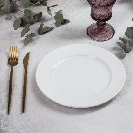 Porcelain dessert plate Bistro, d = 22.1 cm, white color-1