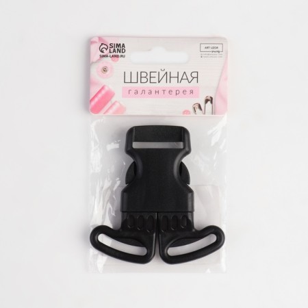 Fastex 25 mm, triple, load up to 35 kg color black-3