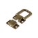 Castle Castle on a box zm01, 2.5x2 cm, bronze color