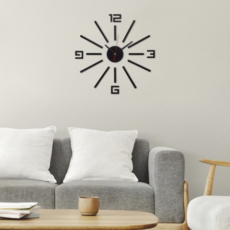 Walls Wall Interior, 3D "Rays", silent, sticker, large, D-40 cm-2