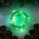 Garland "thread" 10 m dew, IP44, copper thread, 100 led, green glow, flicker, 220 V