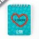 Chancellery set "I have paws": pen, eraser 2 pcs, notebook