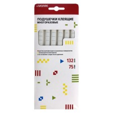 Gloring pads (points) 75g, 132 pieces, Devente, reusable, white, euro suspension