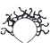 Carnival rim "Gorgon", 28 × 28 cm, black color