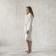 Tao robe, size l, cream color