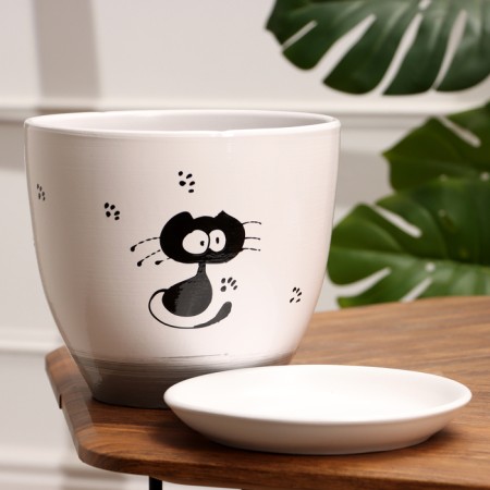 Pot Flower Cat 5 L-2