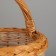Basket "Lukoshko", bottom 10 cm, top 16 cm, height 11/19 cm, willow