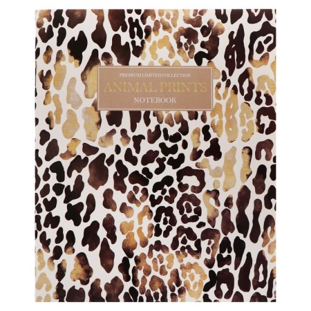 Notebook of 48 sheets in the Animal Print cage, cover coated cardboard, SoftTouch lamination, offset block, 4V mix-5